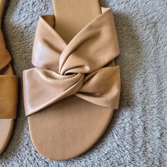 Lulu's Tan Knotted Slide Sandals - Picture 5 of 10